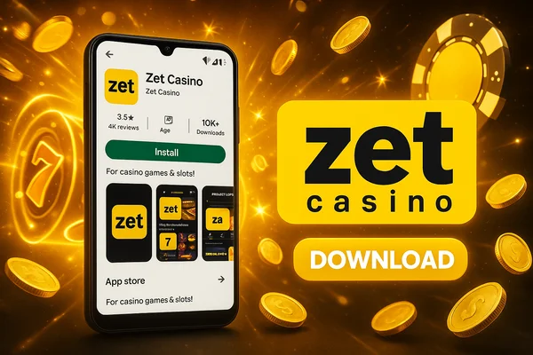 Zet Casino App-Screenshot